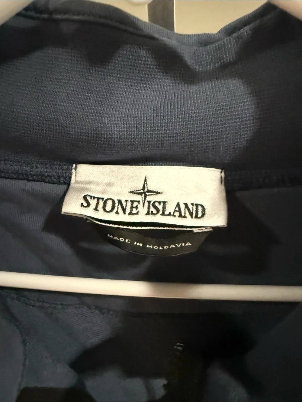 Stone Island Men's Slate Blue Half-Zip Pullover